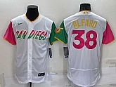 San Diego Padres #38 Jorge Alfaro White 2022 City Connect Flexbase Stitched Jersey,baseball caps,new era cap wholesale,wholesale hats